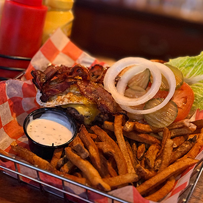 Black and Blue Burger