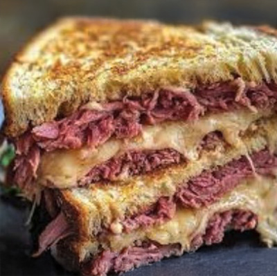 Corned Beef and Swiss Sandwich