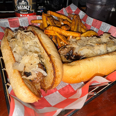 Two Bratwurst